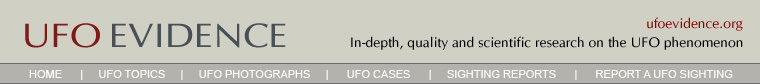 UFO Evidence header